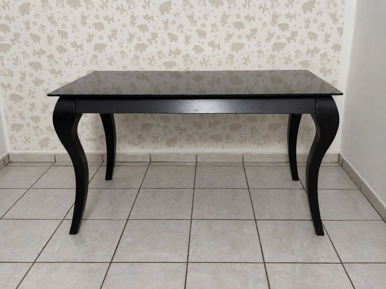 Mesa tampo de Vidro