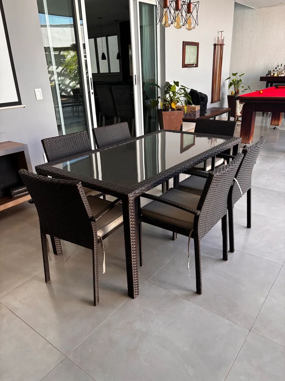 Conjunto mesa em fibra sintética  - Foto 2
