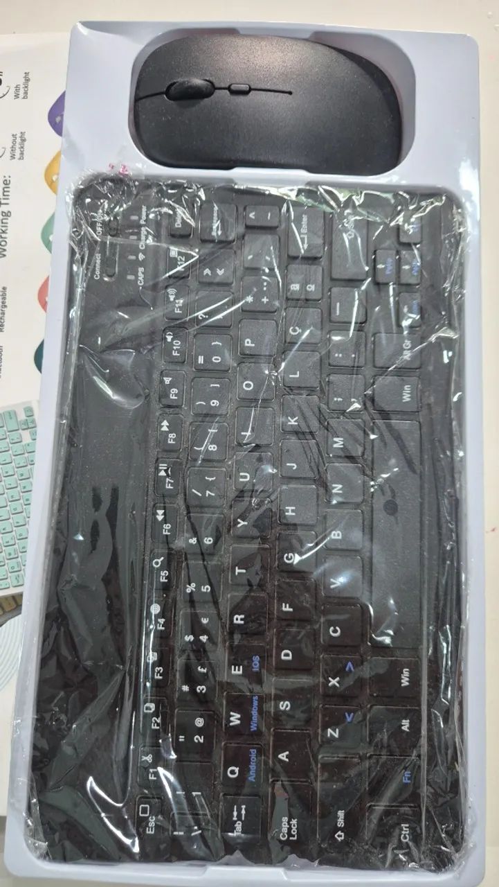 ? Transforme seu Tablet em um Notebook! Kit Teclado + Mouse - Foto 2