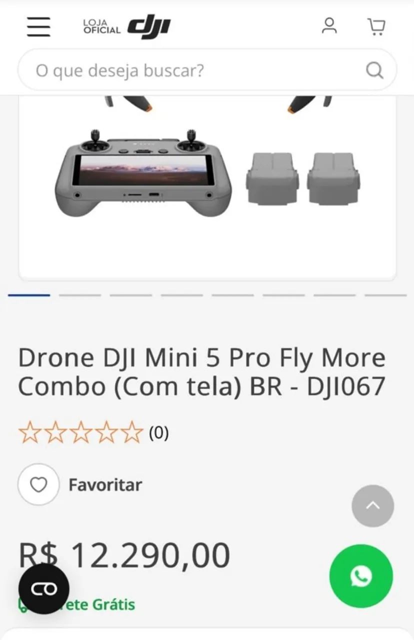 Drone dji 5 pro Flu more combo