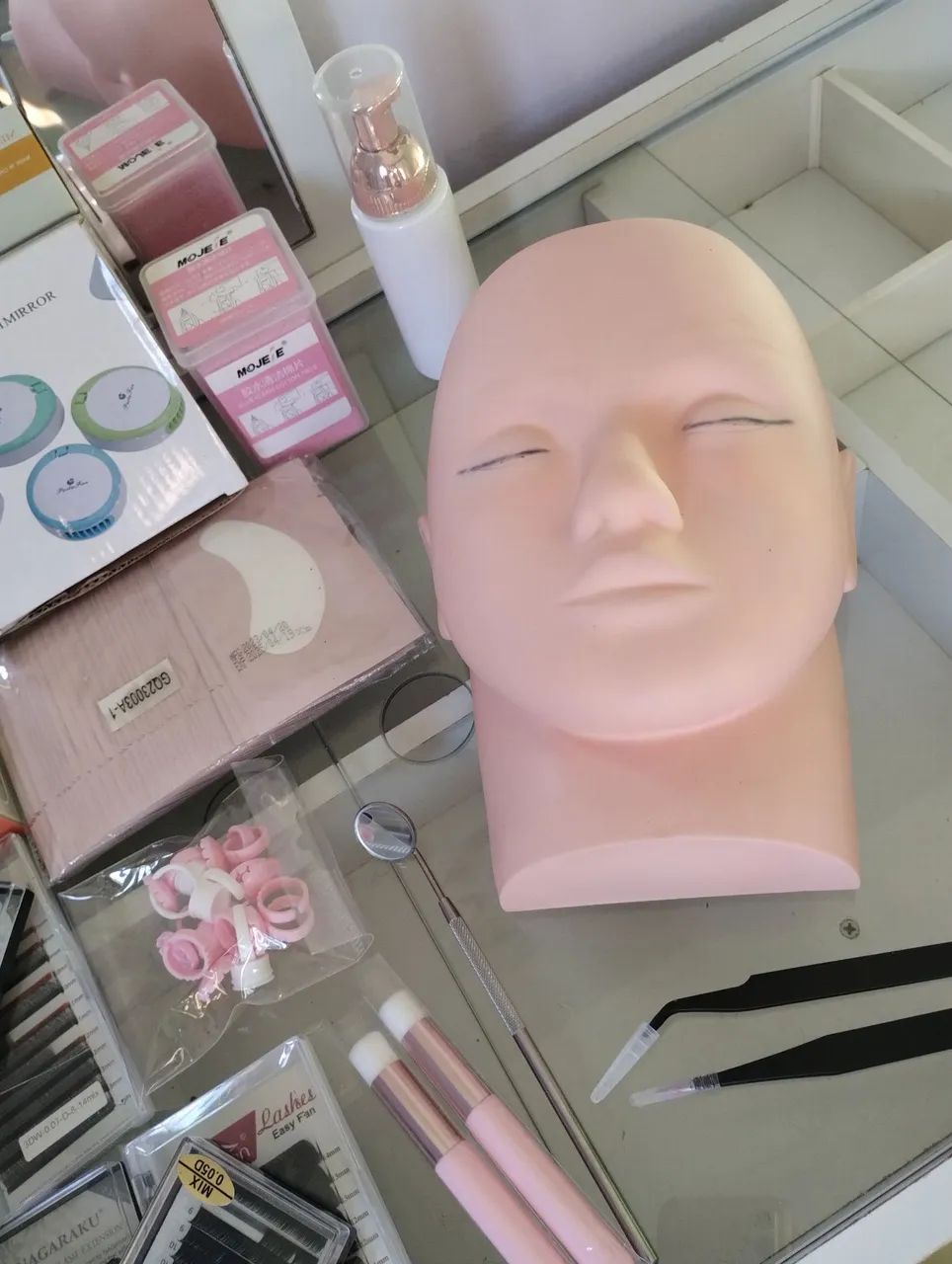 KIT EXTENSÃO DE CÍLIOS PARA TREINO  - Foto 4