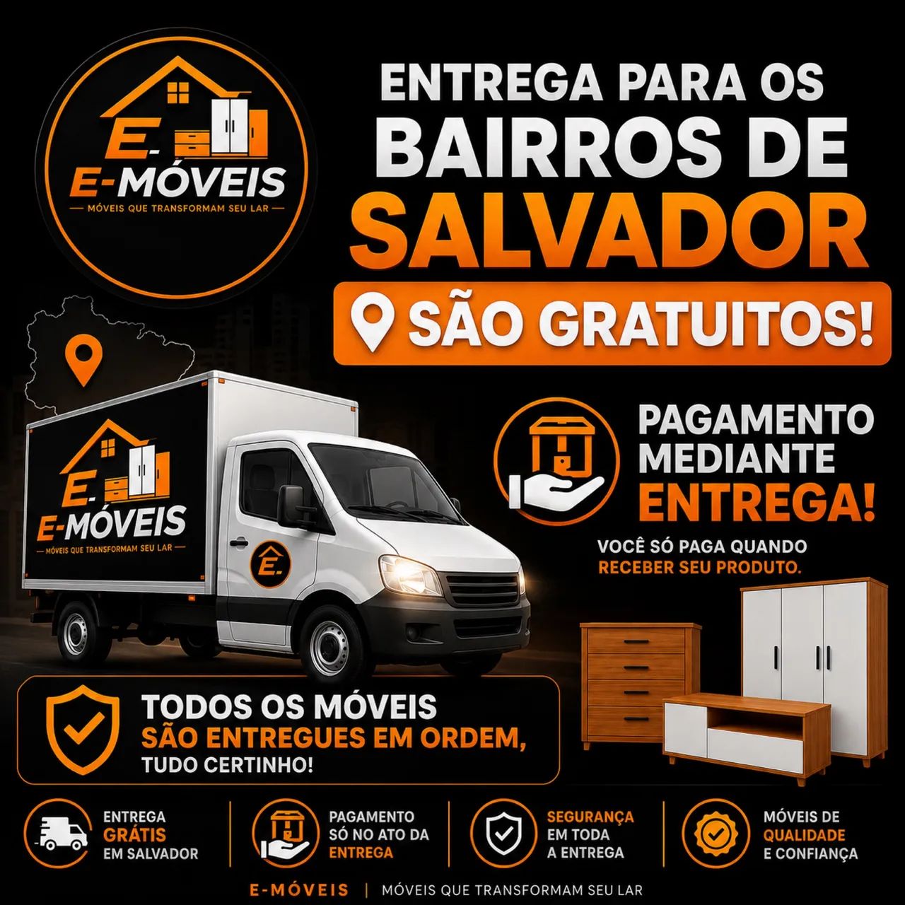 Painel com rack  - Foto 2