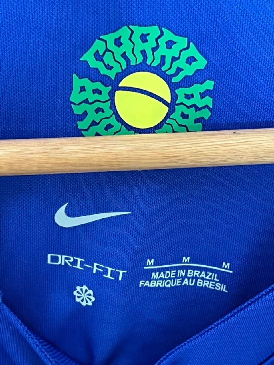 Camisa do Brasil Azul M - 2022 - Foto 2