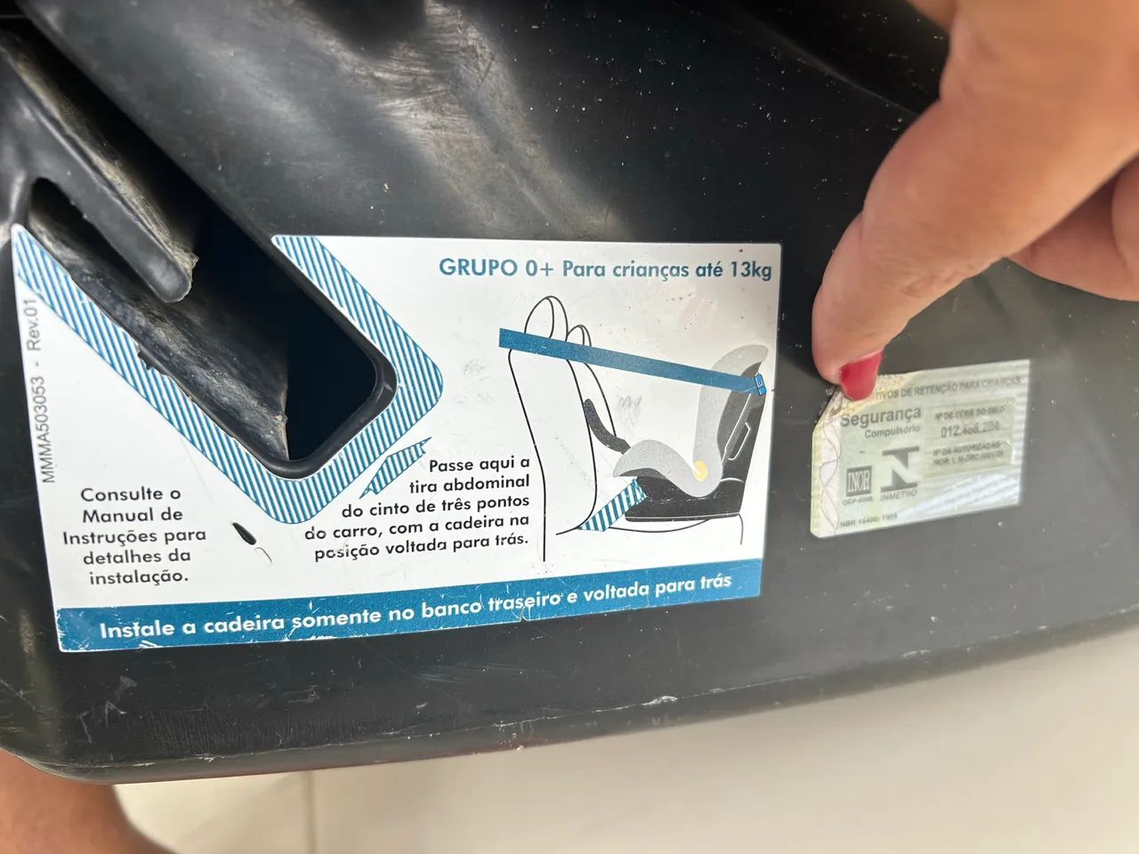 Cadeirinha burigoto de 0 a 13kg  - Foto 4