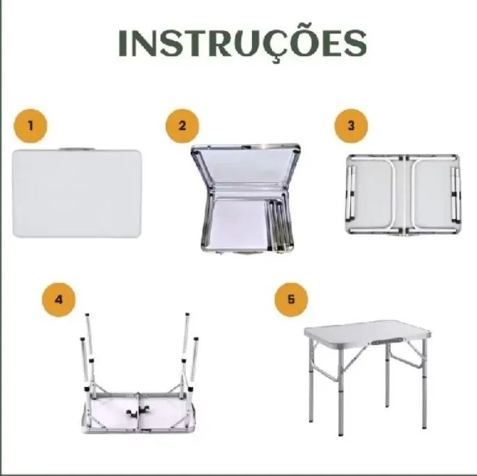 Mesa dobrável Maleta - Foto 4