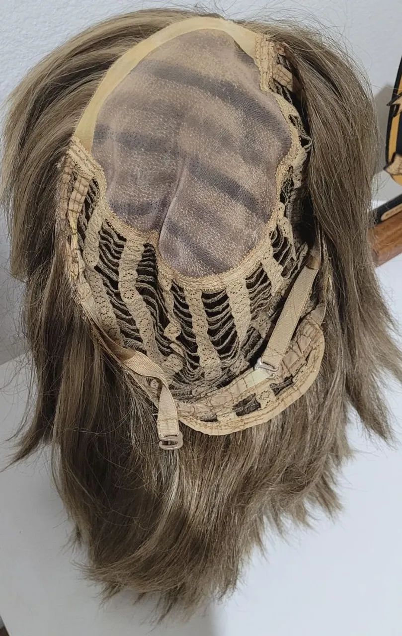 Peruca cabelo natural e sintético  - Foto 4