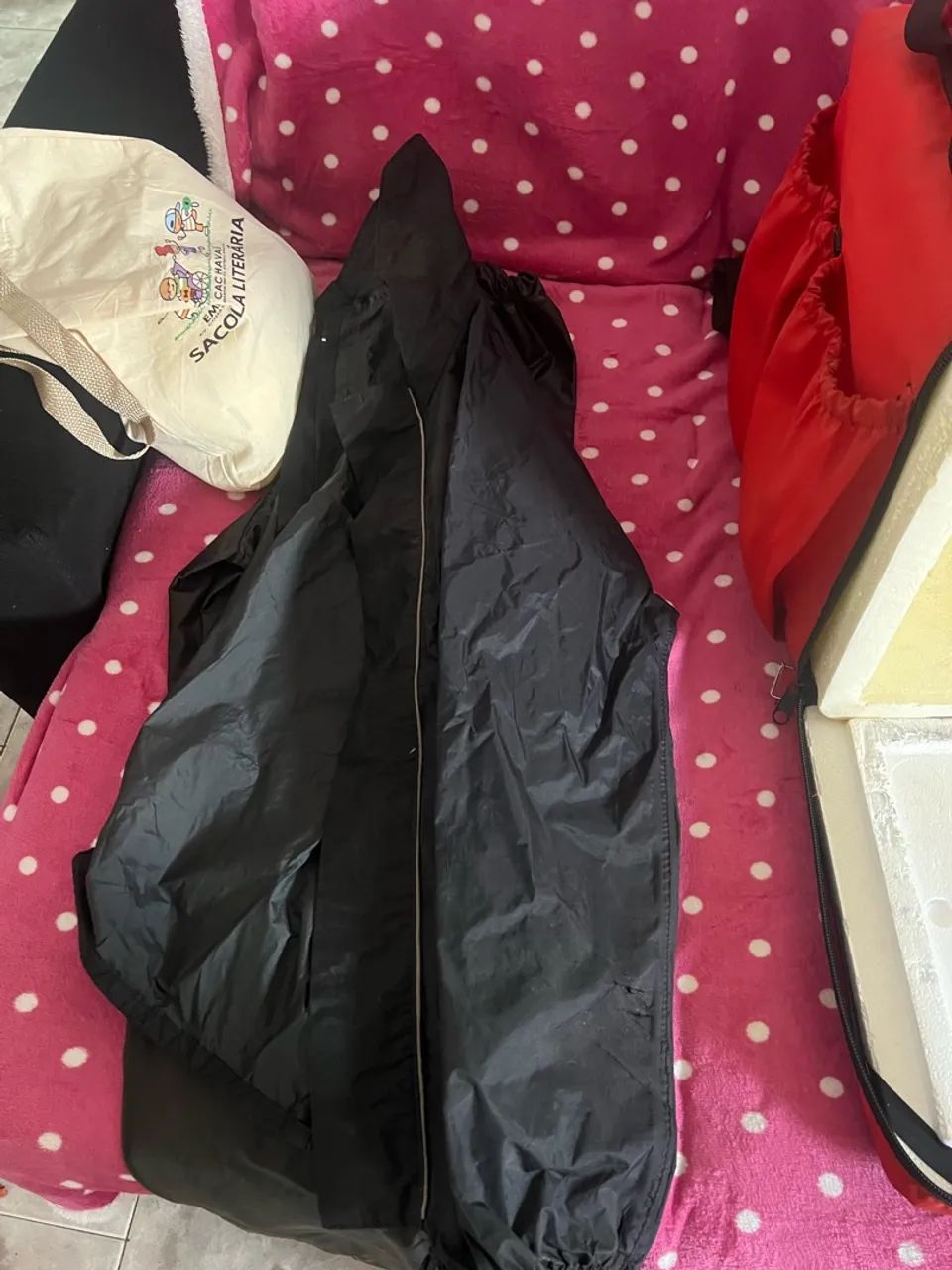Bolsão Bag de Entrega Bem Conservada + Brinde Conjunto Capa de Chuva  - Foto 5