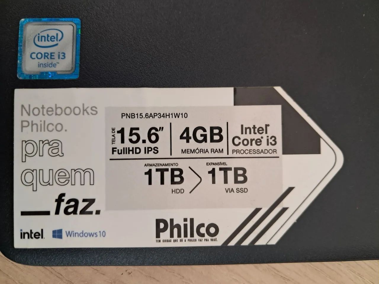 Notebok philco com ssd128GB com carregador, mouse e pad + HP com NOTA FISCAL - Foto 3