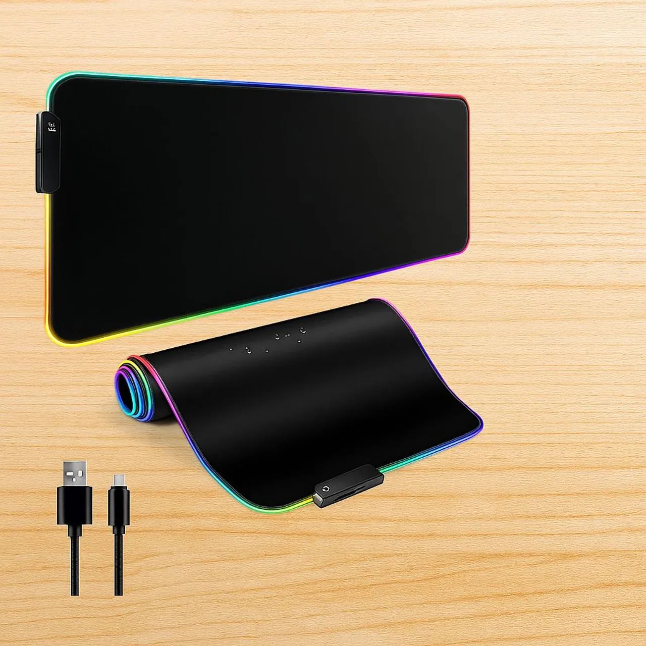 Mousepad 30x80cm RGB Antiderrapante  - Foto 3