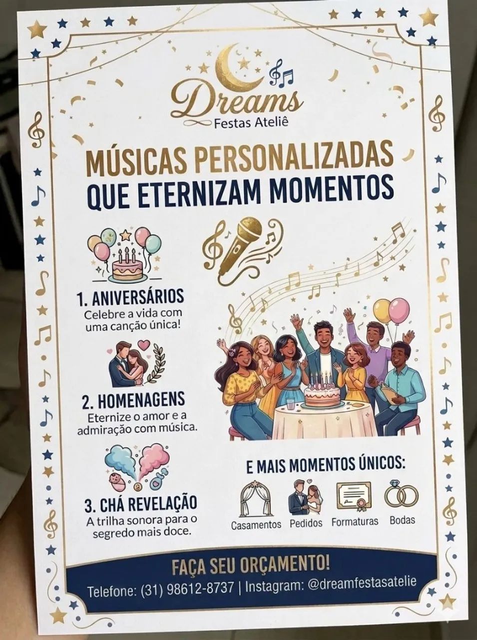 Músicas personalizadas 