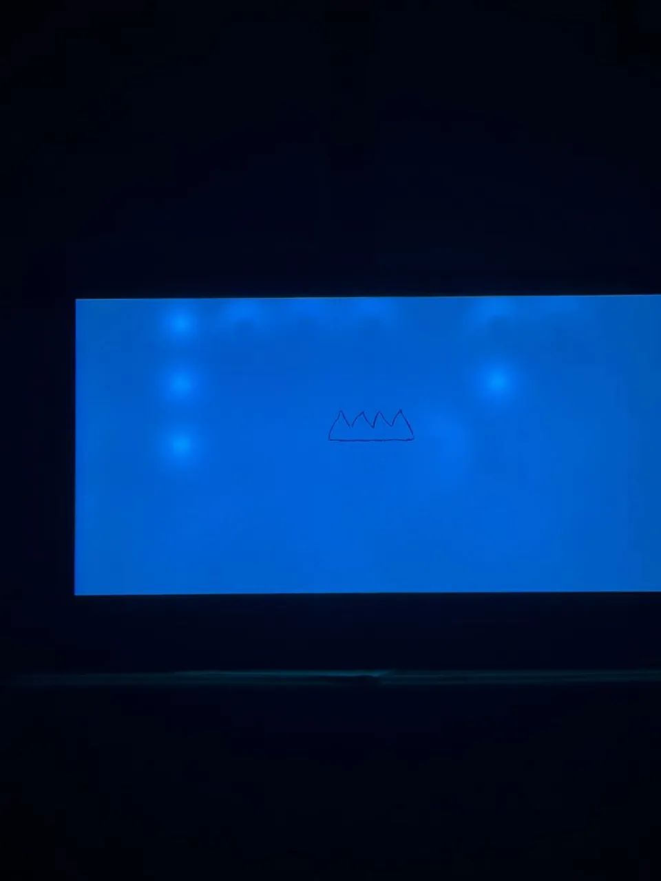 Televisão Samsung 40 polegadas com problemas no led