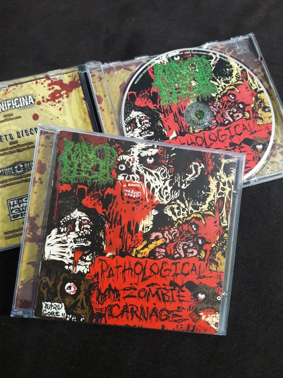 激レアG-RAP　ACGRAVATED State of Mind Rancid Flesh - Pathological Zombie Carnage CD 2012 Goregrind