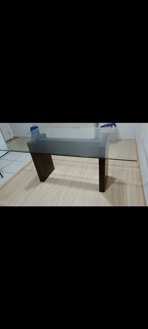 Mesa de vidro 180 x 100