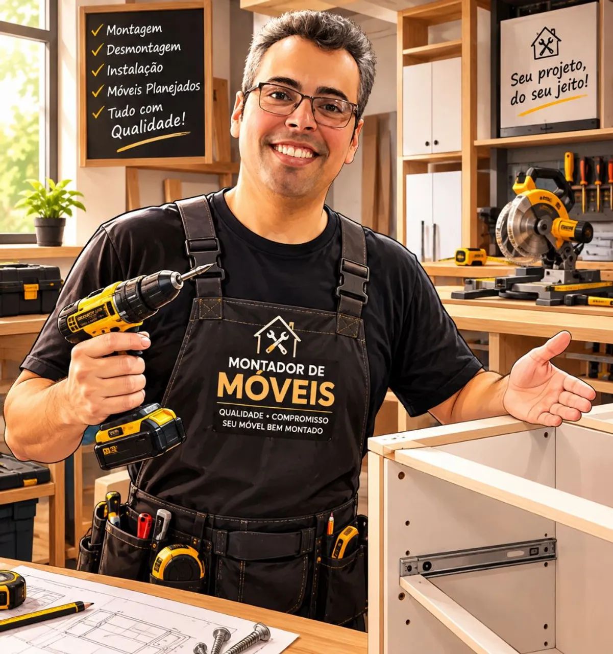 MONTAGEM DE MÓVEIS E INSTALAÇÕES ? SERVIÇO PROFISSIONAL