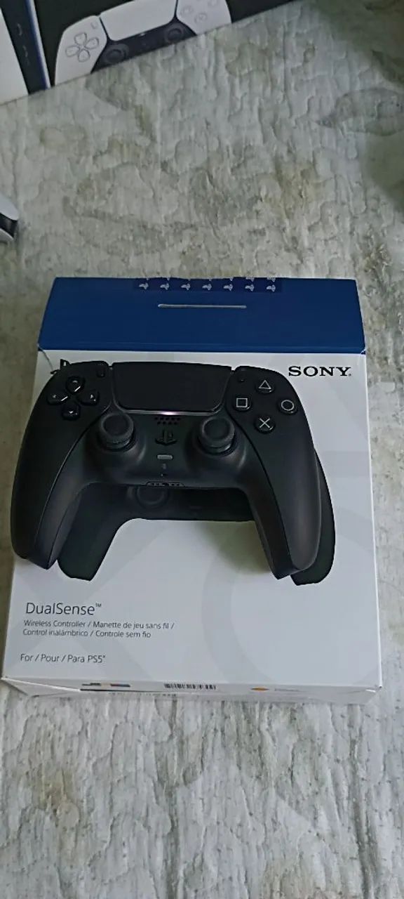 Controle Ps5 Preto (com garantia) - Foto 4