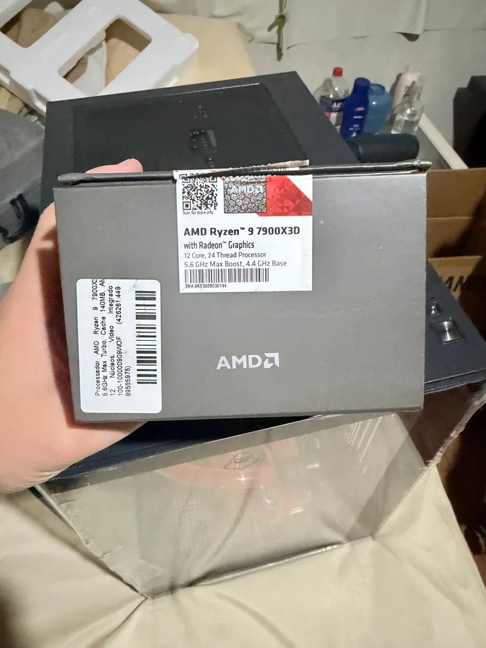 Ryzen 9 7900X3D 12 núcleos/24 threads c/caixa
