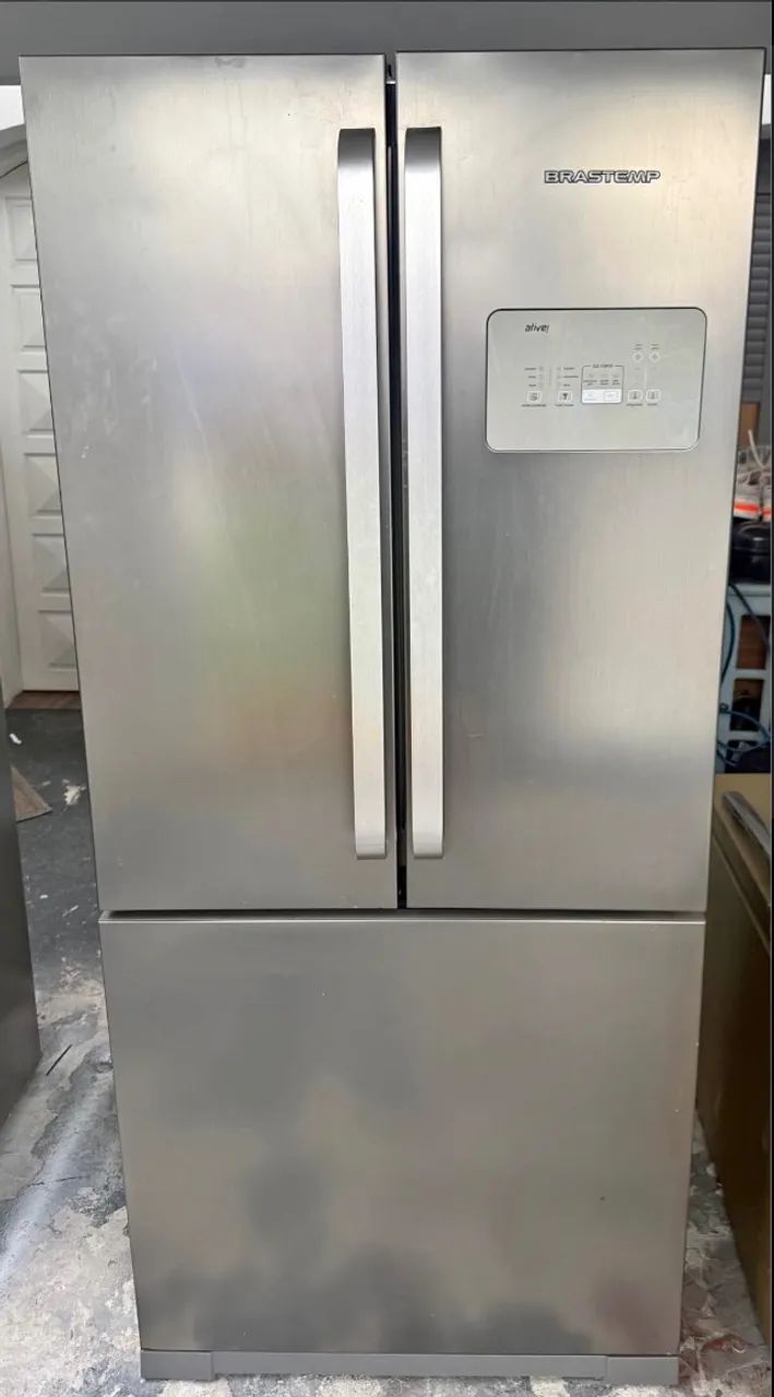 Geladeira Brastemp Inox 3 portas