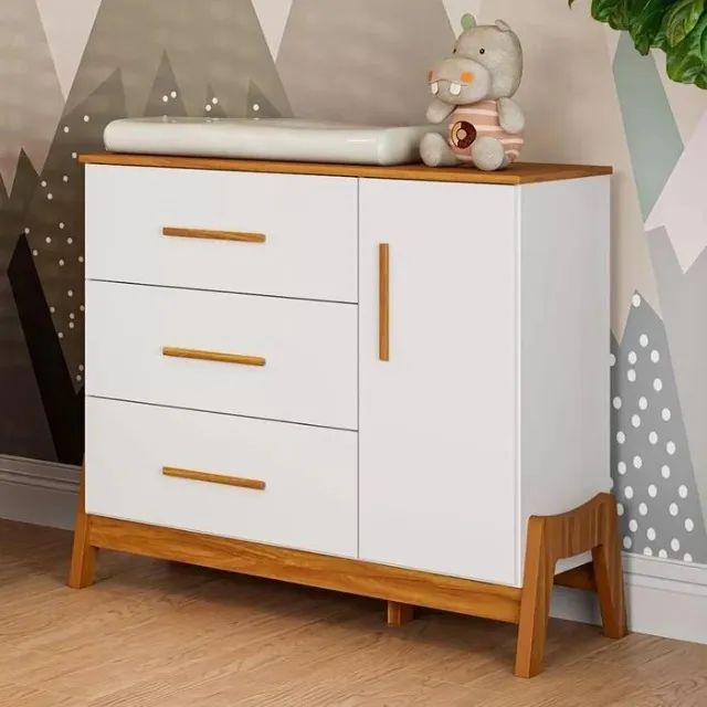 Cômoda Infantil  Guti Retrô 100% Mdf 
