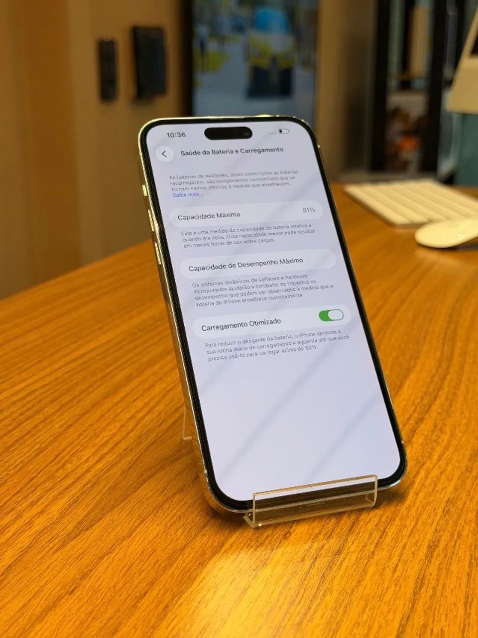 Vendo ou troco iPhone 14 Pro Max 128gb 81%  - Foto 5