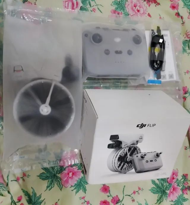 dji drone flip standard super novo 2 voos com 4K, 60 FPS, Sensor CMOS, Até 50 minu c caixa