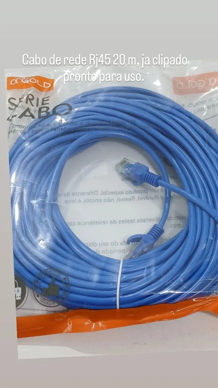 Cabo de rede Rj45 