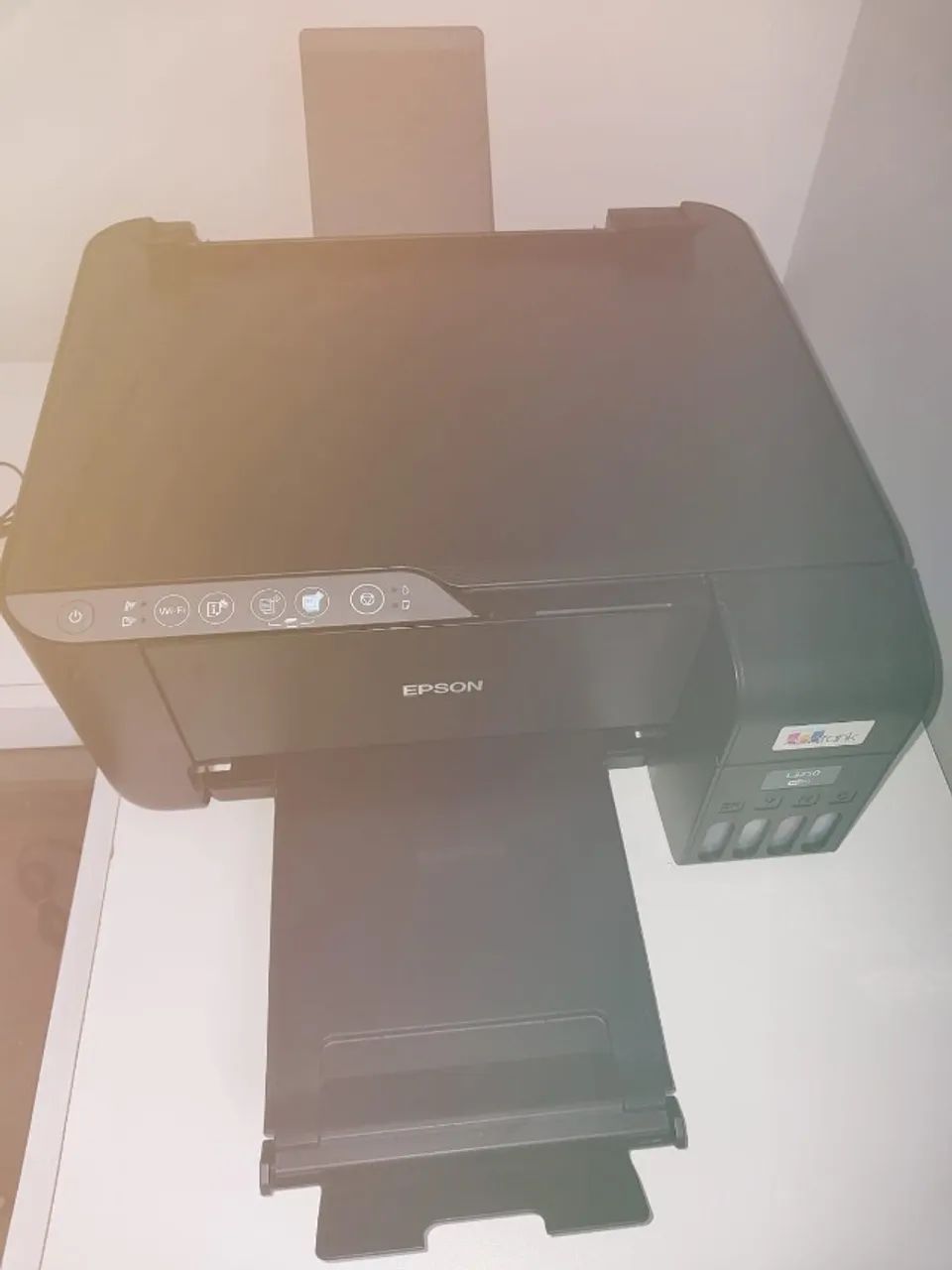 Impressora Multifuncional Epson Ecotank L3250 Wi-fi Preta - usada - Foto 2