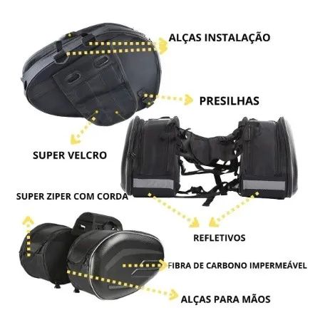 Alforge para moto - Foto 4