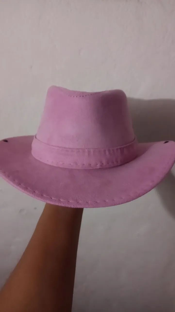 Chapéu infantil country Rosa - Foto 2