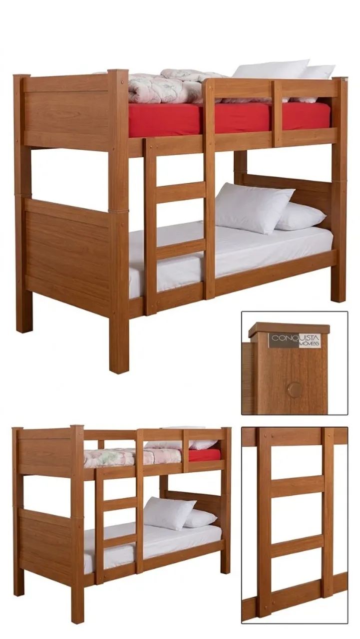 Cama Beliche em Madeira - Ótimo estado