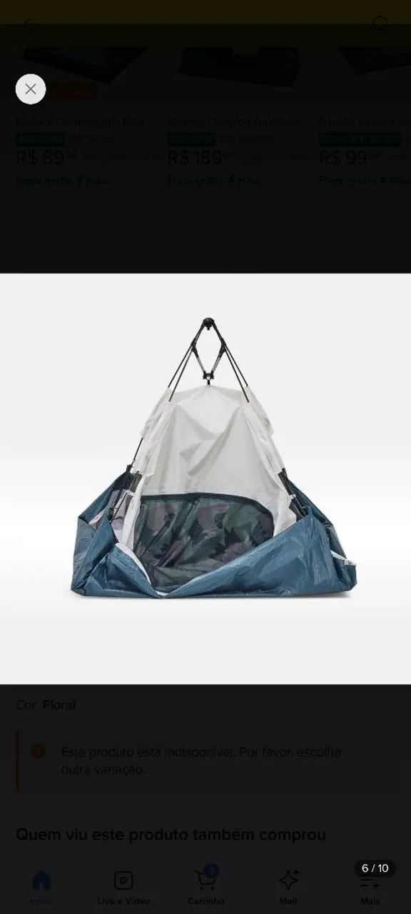 Barraca Quechua Base Easy Fresh - 4 pessoas - Foto 5