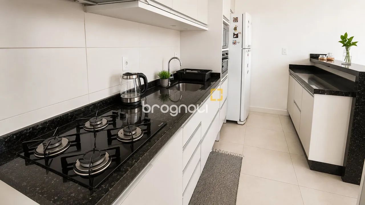 Apartamento 2 quartos (1 suíte) com sacada e vista para o mar - Foto 4