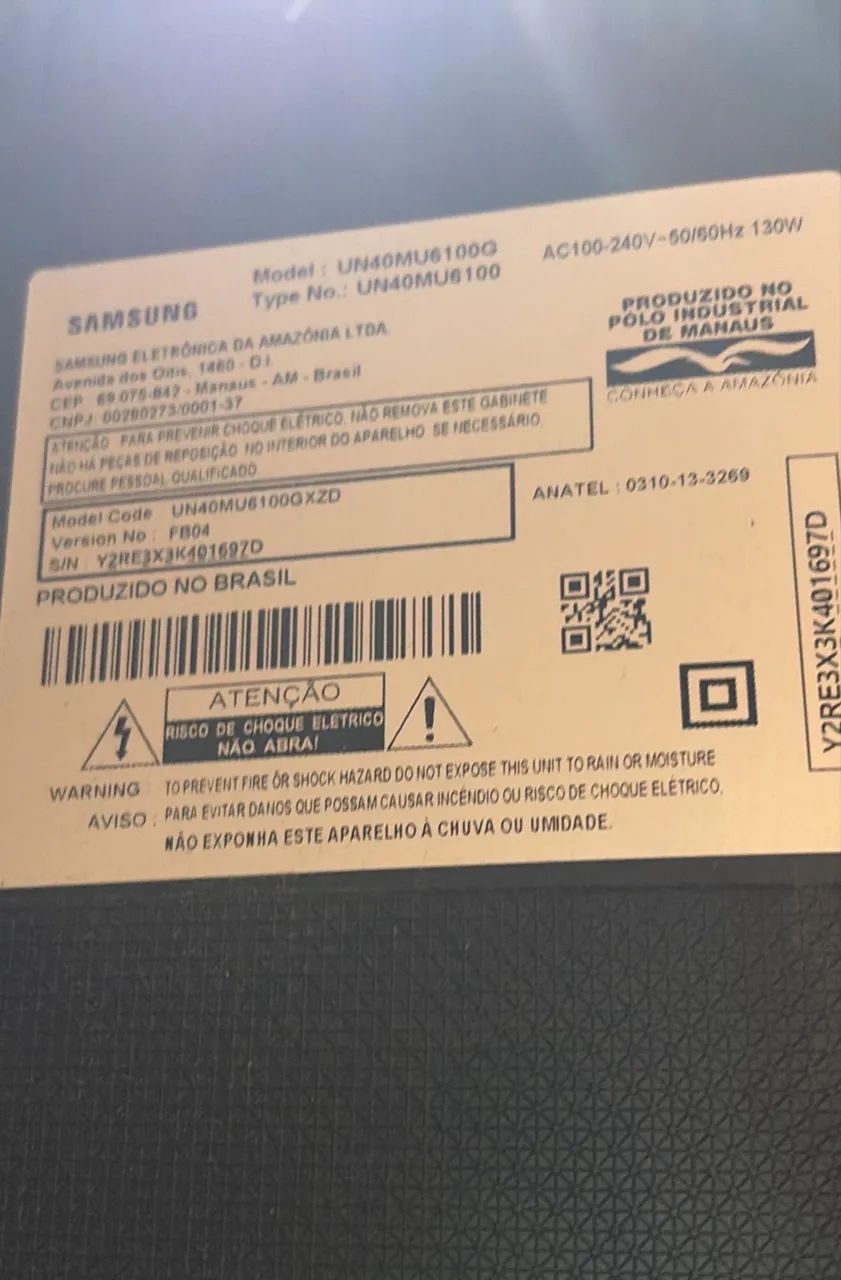 Tv Samsung 40 LED 4K UN40MU6100 - Foto 5