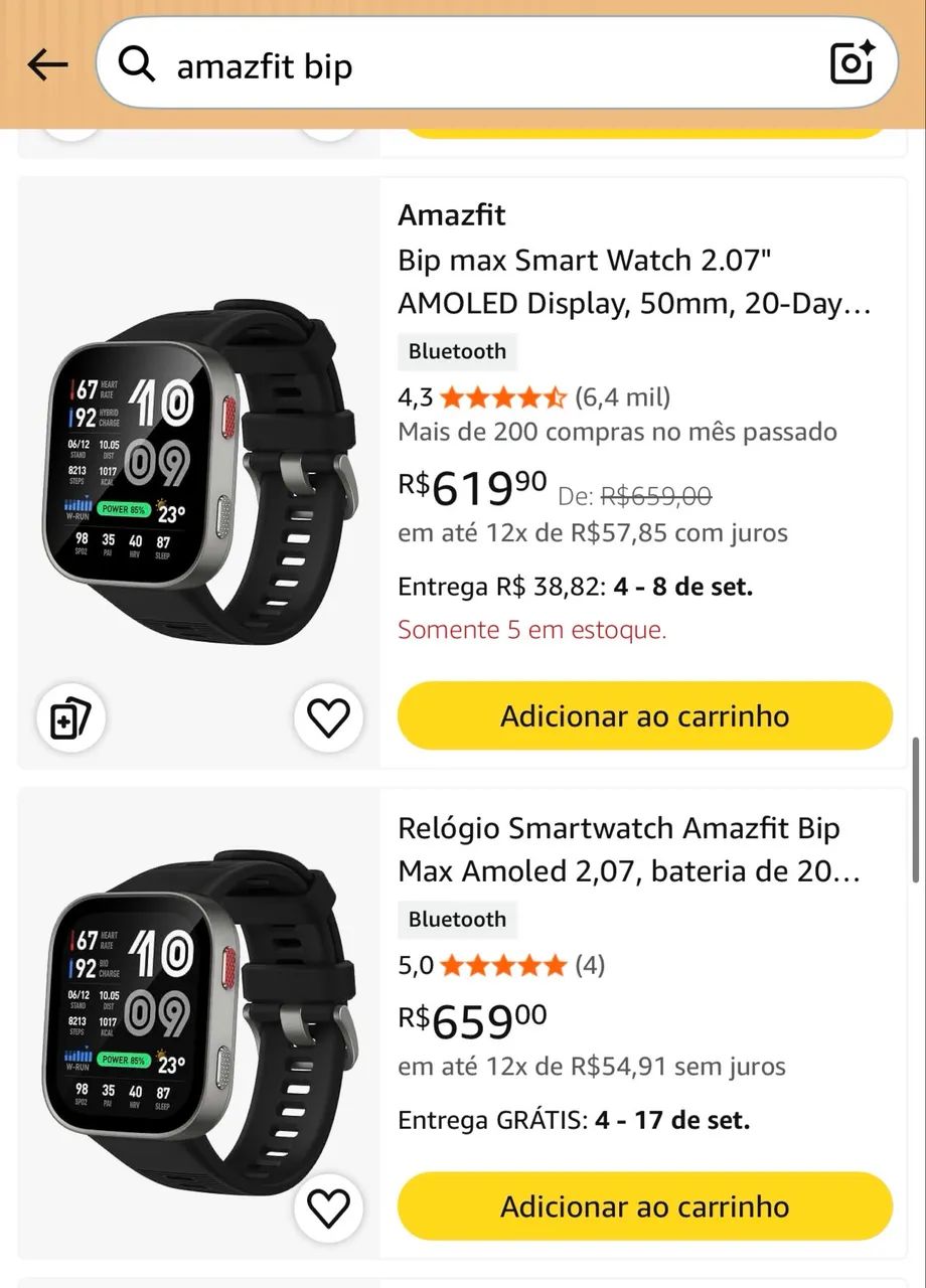 Smartwatch Amazfit BIP MAX - Foto 5
