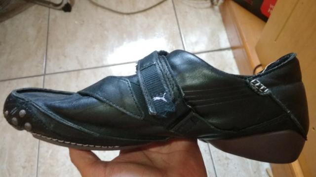 tenis puma de couro legitimo