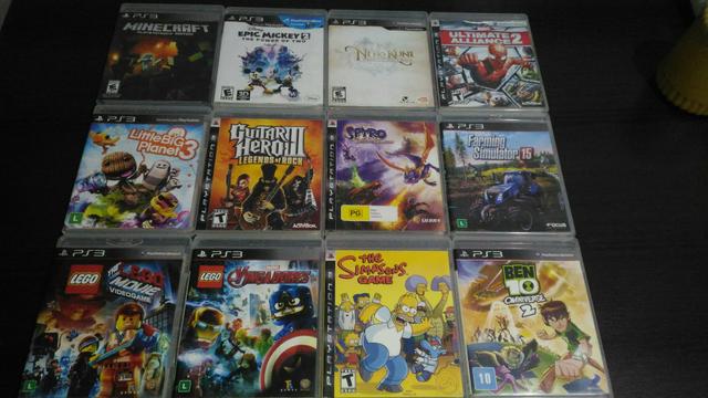 PS3 + jogos infantis mídia digital - Foto 3