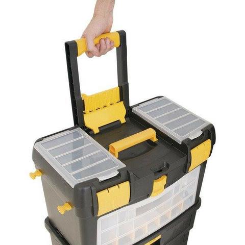 Caixa plástica com rodas CRV 0100 Vonder (NOVA) - Foto 3