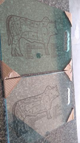 Tábua de Carne Vidro 10 mm