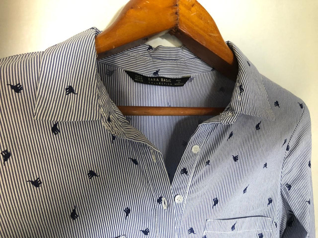 camisa social feminina pp