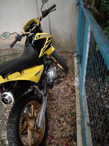 HONDA BROS 150 2008 AMARELA SUPER INTEIRA