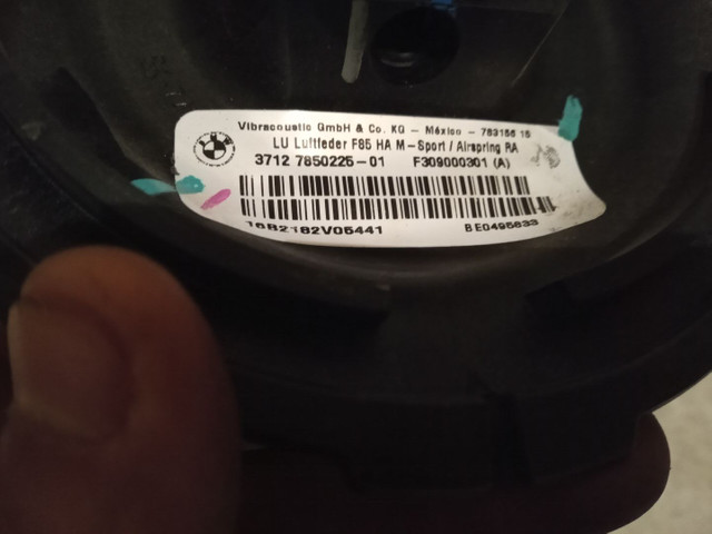 Bolsa da suspensão bmw 3712 7850225 01 - Foto 3