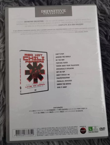DVD Red Hot Chili Peppers - Live In Japan  - Foto 2