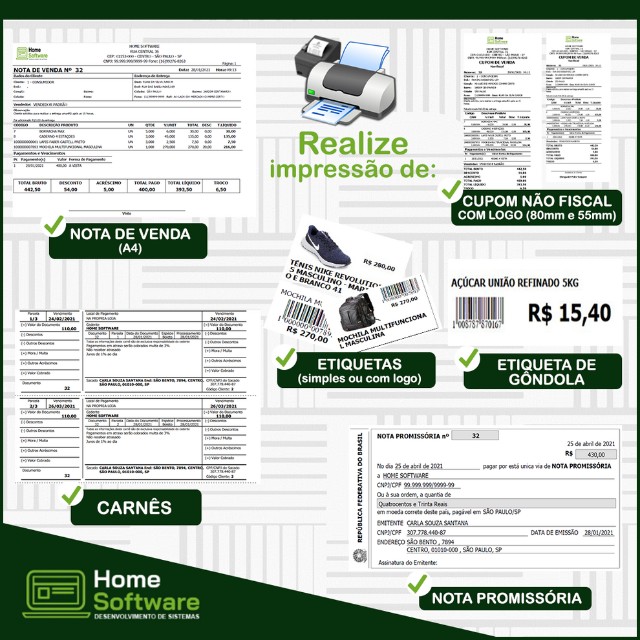 Sistema PDV, Controle Entradas, Estoque, Caixa, etiquetas - Bauru