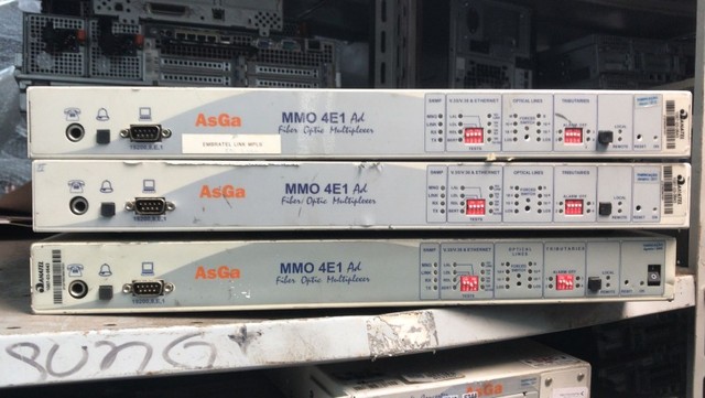 Modem Optico Asga Mmo 4e1 Ad Fiber Optic Multiplexer 