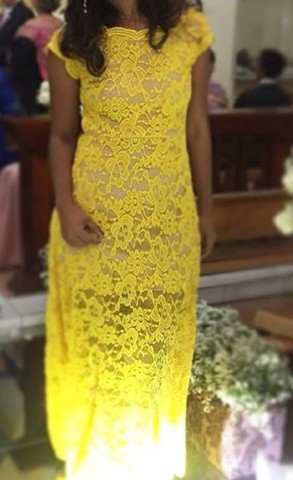 Vestido festa Amarelo