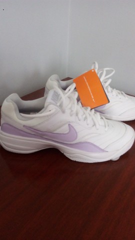 tênis couro nike court lite 2 lilás