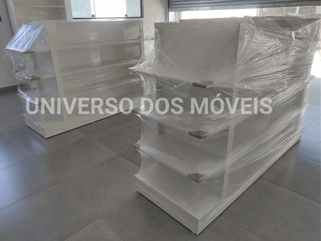 GÔNDOLA CENTRAL FARMÁCIA LOJA 100% MDF NOVO ***ENTREGA RÁPIDA***