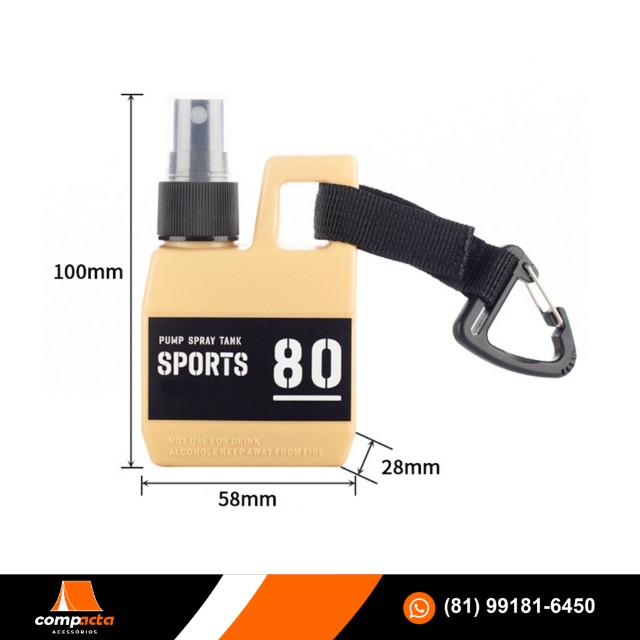 Borrifador portátil, álcool, perfumes, spray, 80ml - Foto 4