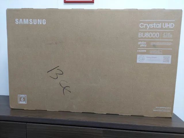 Smart TV Samsung 43 4K - NOVA, Crystal UHD,  HDMI, USB, Wifi