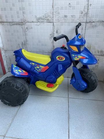 Mini Moto Elétrica Infantil XT3 Blue Bandeirante Bandeirante Brinquedos  Tropical Multiloja