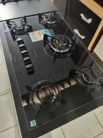 Cooktop cooktop atlas tripla chamas com acendimento automático  - Foto 2